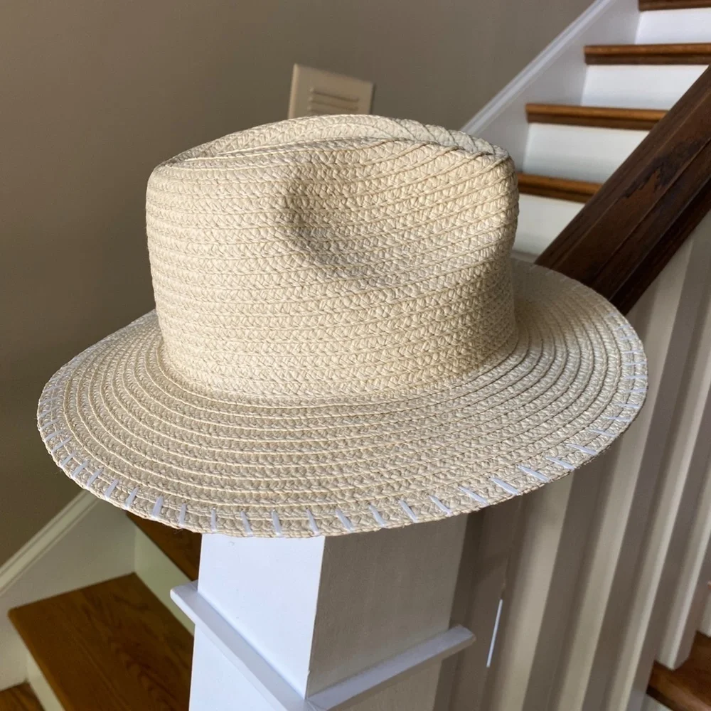 Anthropologie Hat Attack Overstitch Rancher Hat